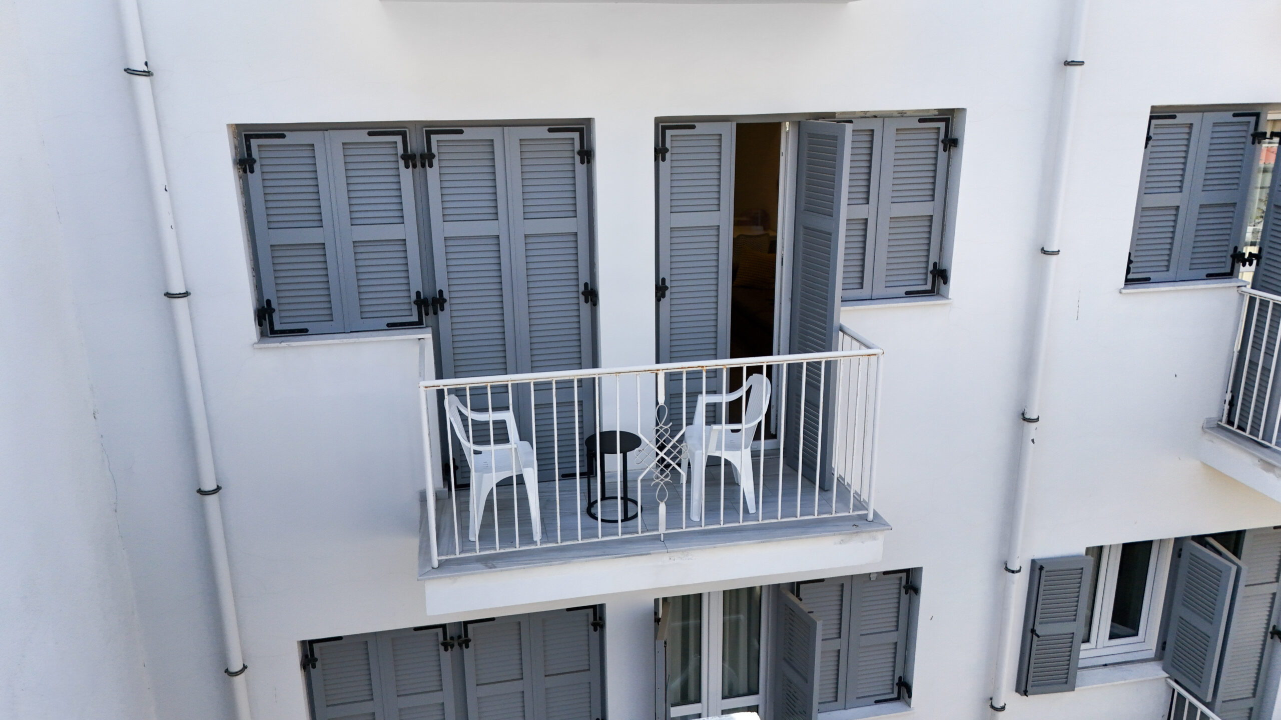 The building seen from above in central Nicosia