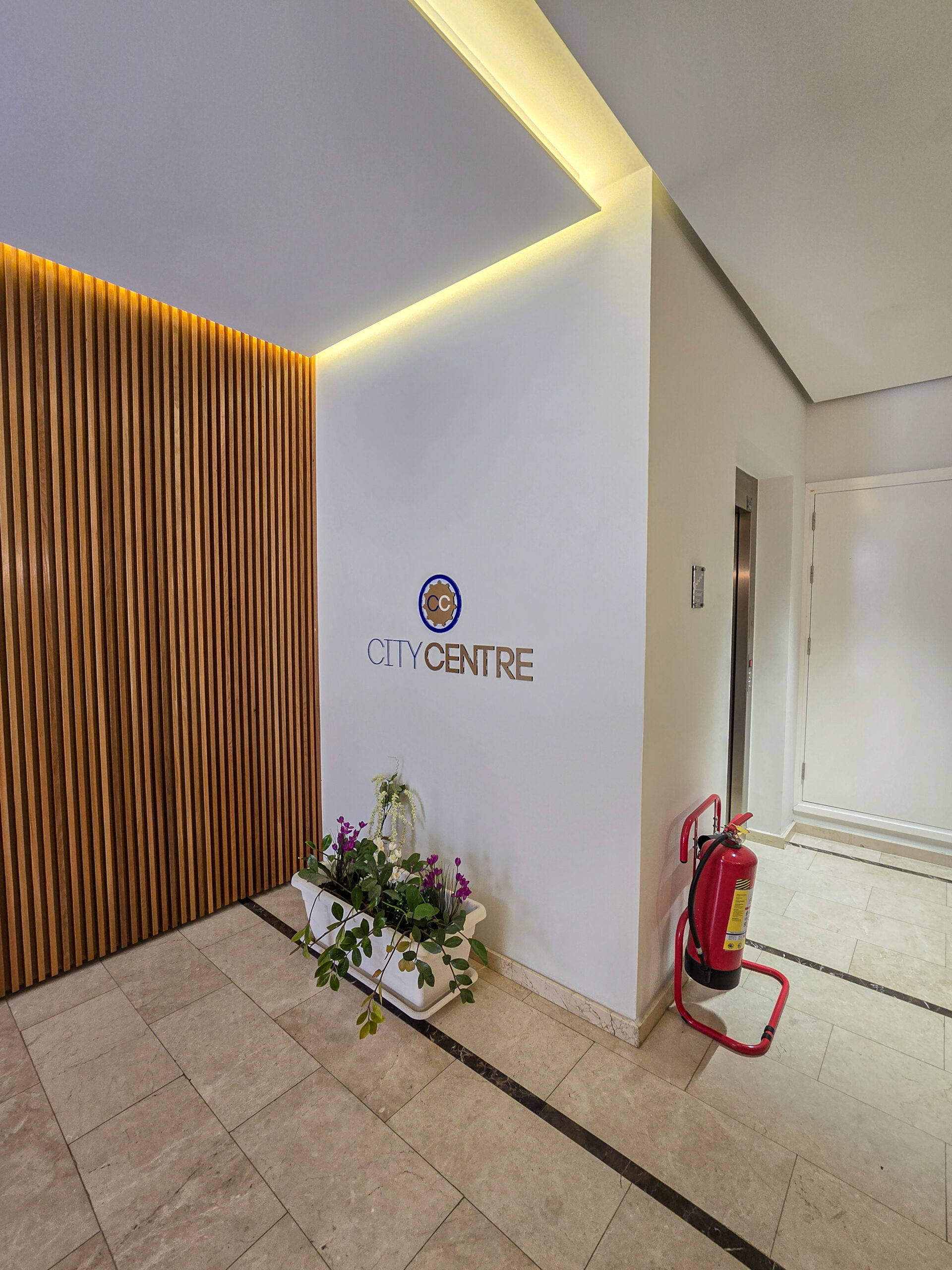 Common areas of the building
